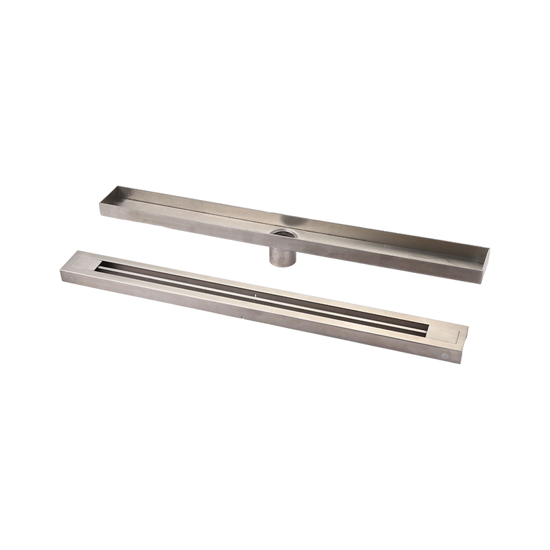 SZ1620 Scarico lineare in acciaio inox da 1,8 mm / 2,0 mm per doccia, cucina, bagno, scarico a pavimento